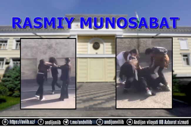 Драка школьниц из Андижана закончилась уголовным делом