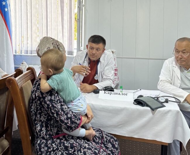 В колонии-поселении №37 Самаркандской области провели медицинский осмотр осужденных