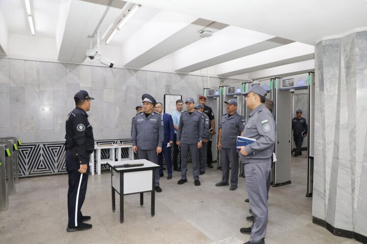 Рабочая группа МВД провела инспекцию для улучшения криминогенной обстановки в двух районах Ташкента