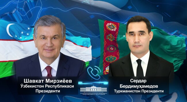 Шавкат Мирзиёев поздравил с днём рождения Сердара Бердымухамедова