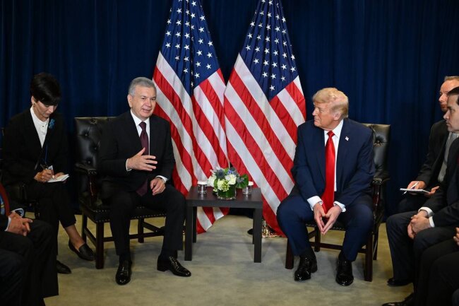 В Нью-Йорке прошла встреча Шавката Мирзиёева и Дональда Трампа