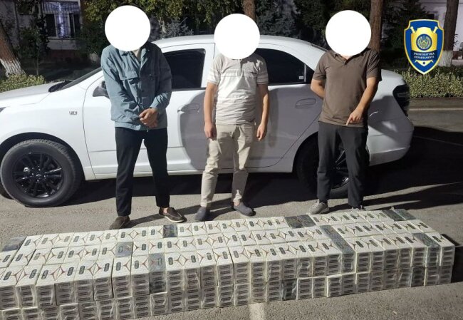 В Ферганской области пресекли торговлю контрабандными сигаретами