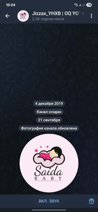 Telegram-канал УБДД УВД Джизакской области внезапно превратился в интернет-магазин детских товаров