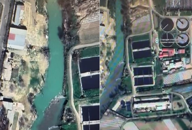 В канал Бозсу на территории Ташкентской области сливают загрязнённую воду