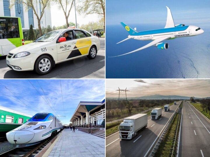 Объём транспортных услуг в Узбекистане превысил 113 трлн сумов