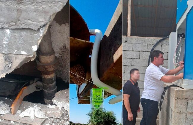 За август в Узбекистане выявили случаи краж энергоресурсов на 86,5 млрд сумов