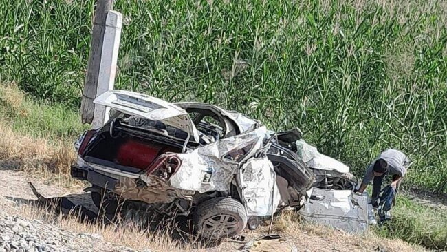 Пять женщин и ребёнок погибли в Наманганской области из-за столкновения поезда с автомобилем