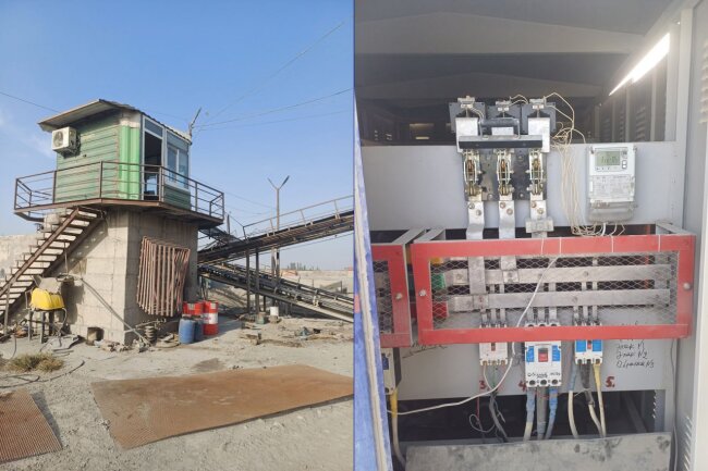 В Фергане камнедробильный завод был незаконно подключён к электросети