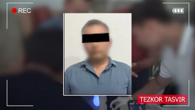 В Андижане задержан житель Ташкента при получении 2 100 долларов США