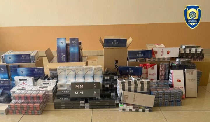 3,3 тыс. упаковок сигарет без акцизных марок изъяты в Нарынском районе
