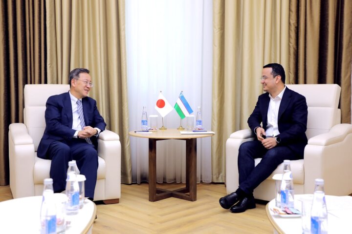 Глава МИПТ Узбекистана провёл встречу с Чрезвычайным и Полномочным Послом Японии