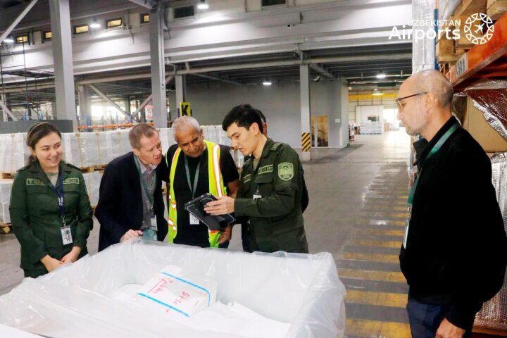 Грузовой терминал аэропорта Ташкента станет ещё более безопасным