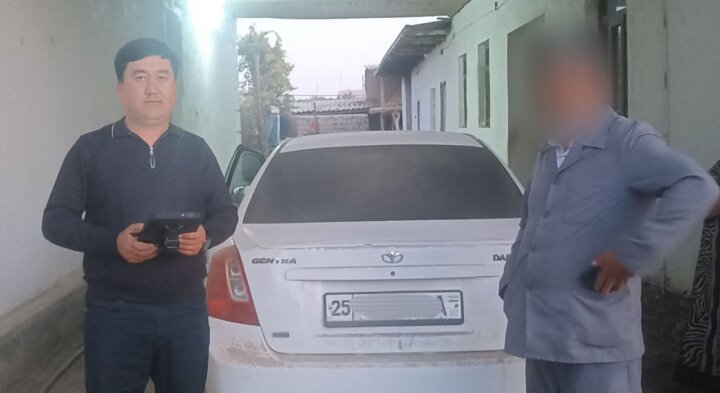 Житель Джизака остался без своего автомобиля «Lacetti»