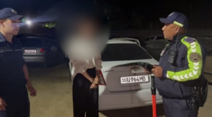 16-летнюю девочку выявили за рулём автомобиля «Lacetti» в Ташкентской области