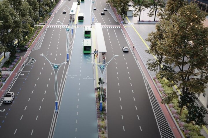 Автобусы № 80, 114 и 127 начнут ездить по BRT на Шота Руставели