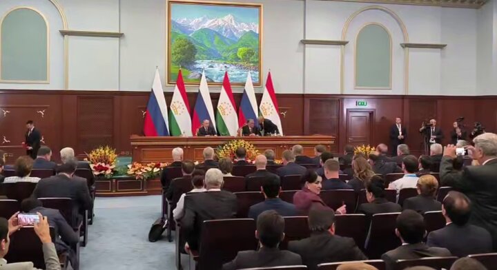 Путин провёл переговоры с Президентом Таджикистана