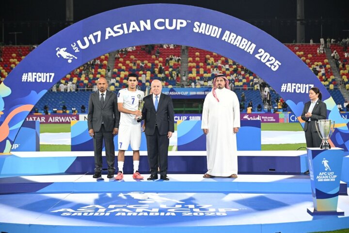 Молодой футболист из Узбекистана удостоился международного признания