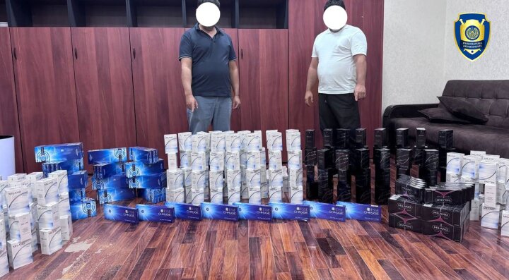 В Пскенте задержан незаконный торговец сигаретами