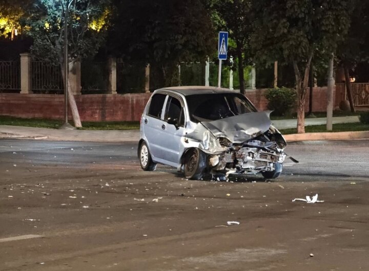 В центре Ташкента столкнулись «Matiz» и «Dongfeng»