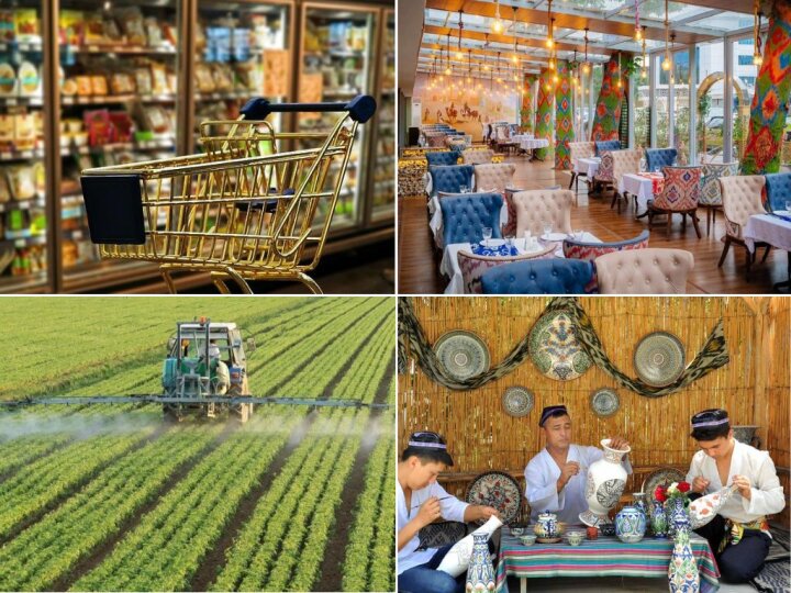 В каких сферах больше всего осуществляют свою деятельность семейные предприятия Узбекистана?