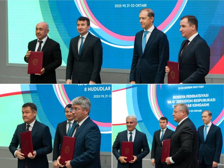 Узбекистан и Россия заключили сделки на $6,2 млрд