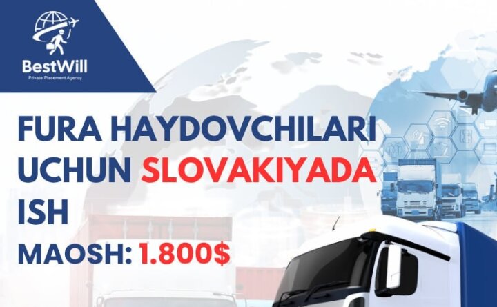 Словакия предлагает водителям грузовиков из Узбекистана по 1 800 долларов в месяц