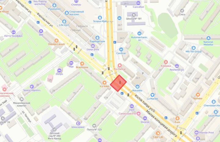 На части малой кольцевой автомобильной дороги в Ташкенте ограничат движение