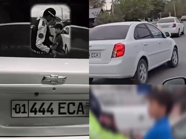 Блогеры пытаются сделать героем грубого нарушителя ПДД из Каракалпакстана