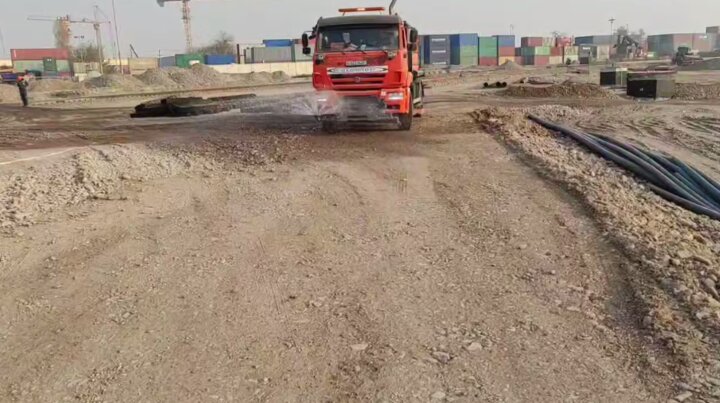 В Ташкенте усилили контроль пыли на стройплощадках города