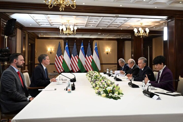 Сенатор США Стив Дэйнс и Президент Узбекистана обсудили новые проекты