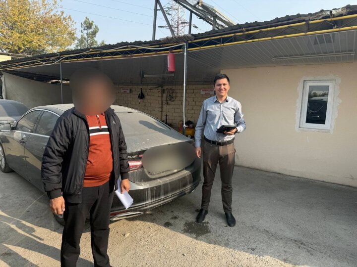 Житель Ташкента лишился своего автомобиля из-за неуплаты налогов