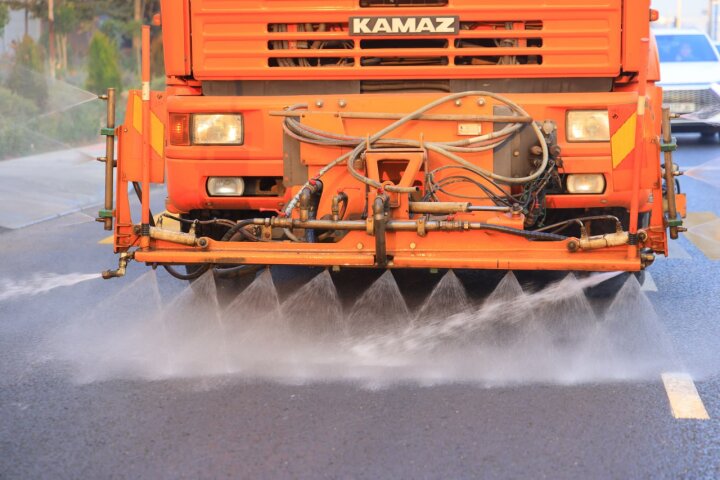 Хокимият Ташкента отчитался о политых территориях за 25 ноября