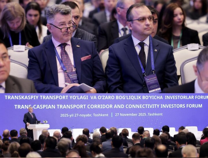 В Ташкенте обсудил развитие Транскаспийского транспортного коридора