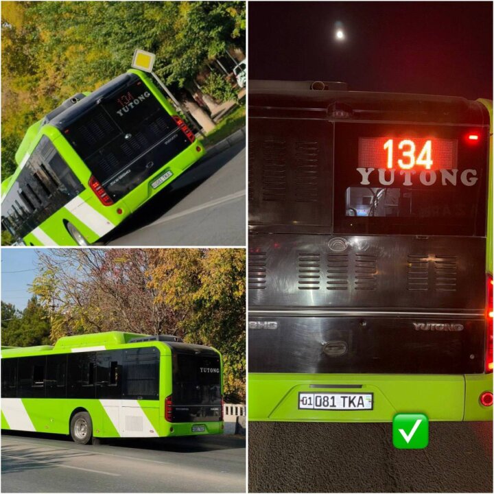 Тошшахартрансхизмат принесла извинения за невидимые номера маршрутов автобусов