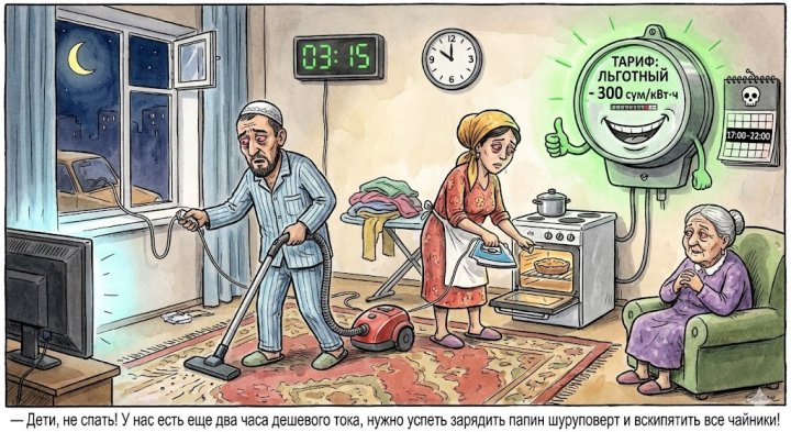 Почасовая оплата за электроэнергию может появиться в Узбекистане