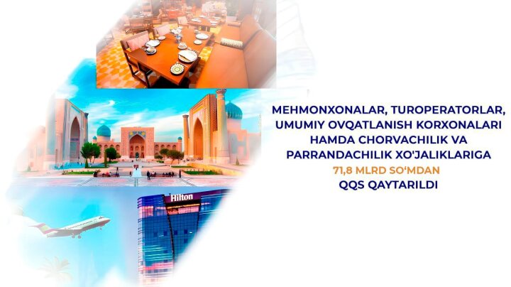 Некоторым субъектам предпринимательства в Узбекистане вернули 71,8 млрд сумов НДС