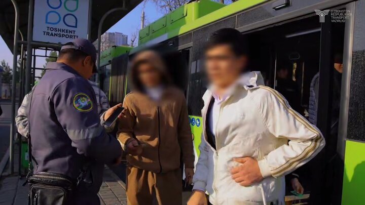 В Ташкенте за 10 дней оштрафовали 2 966 безбилетных пассажиров
