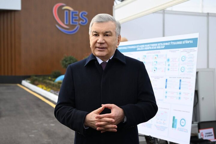 Шавкат Мирзиёев в Ташкенте осмотрел когенерационную станцию на 100 МВт