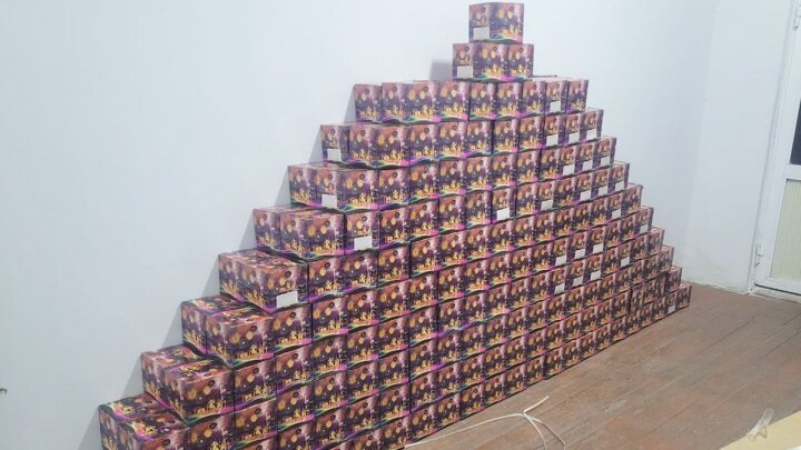 В Андижанской области изъята партия новогодней пиротехники