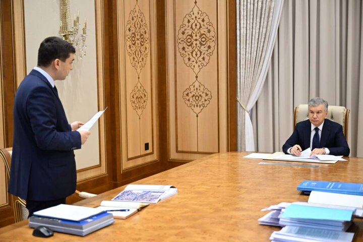 Перед Шавкатом Мирзиёевым отчитались о реформах в сфере водного хозяйства