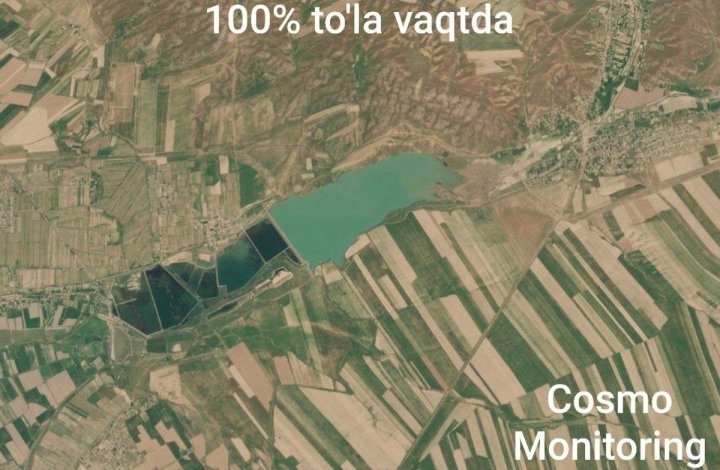 Из космоса зафиксировали  исчезновение водохранилища Карасу в Самарканде