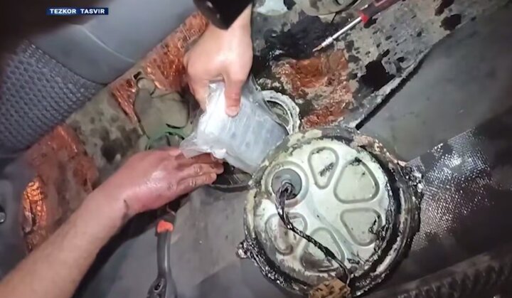 В топливном баке автомобиля «Lacetti» жителя Ферганы нашли более 11кг наркотиков