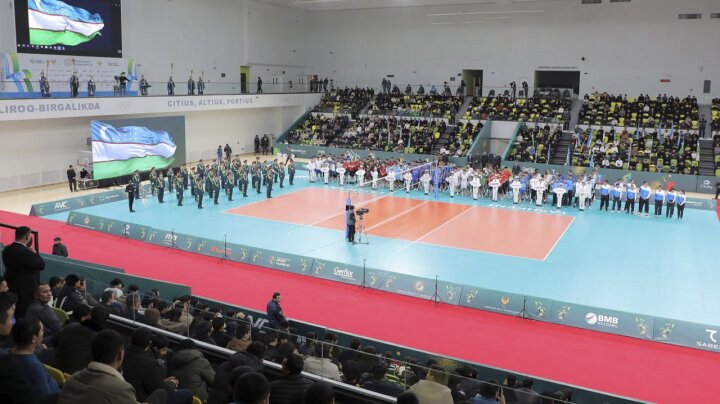 В Олимпийском городке Ташкента стартовал сезон волейбола