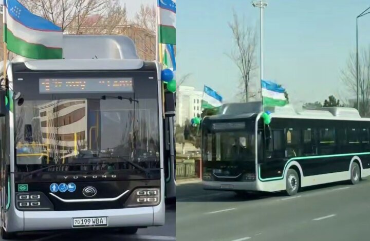 В Карши поставили 43 новых автобуса для городских маршрутов