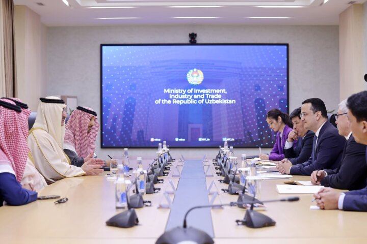 Глава МИПТ Узбекистана провёл переговоры с главой фонда развития Саудовской Аравии