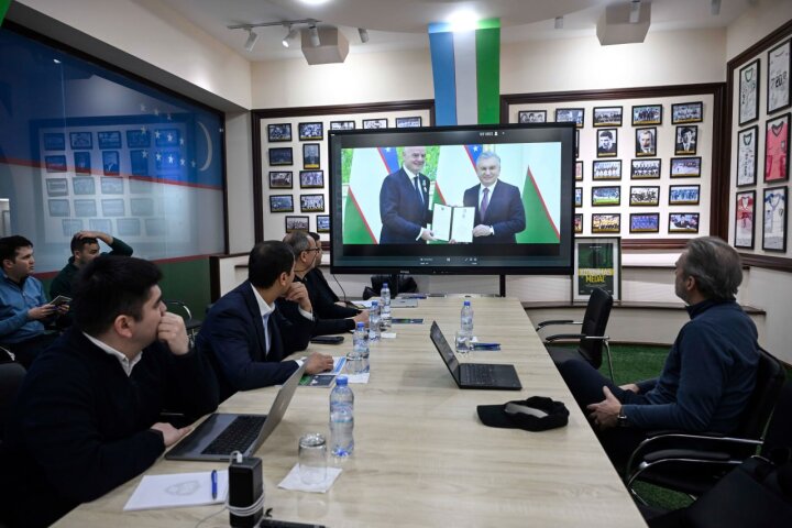 Проведена встреча, посвящённая предстоящему чемпионату мира по футболу в Узбекистане и Азербайджане