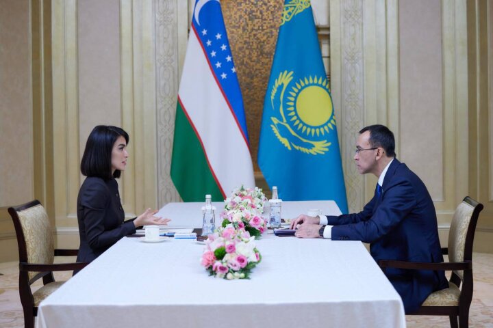 Саида Мирзиёева провела встречу с Председателем Сената Парламента Казахстана