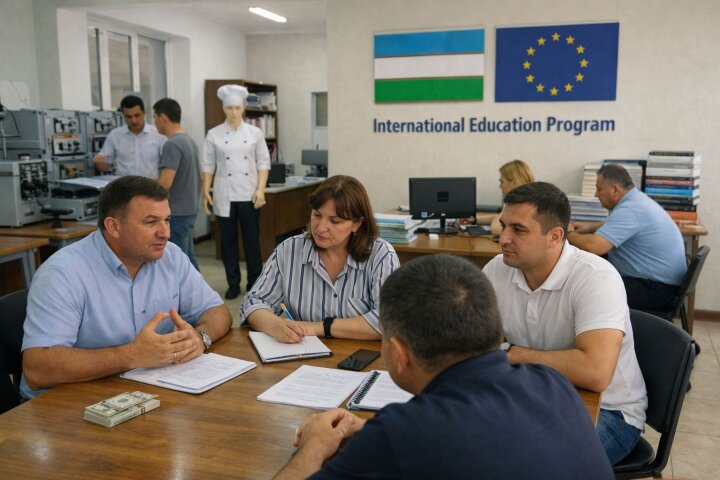 Преподавателям некоторых техникумов Узбекистана повысят зарплату