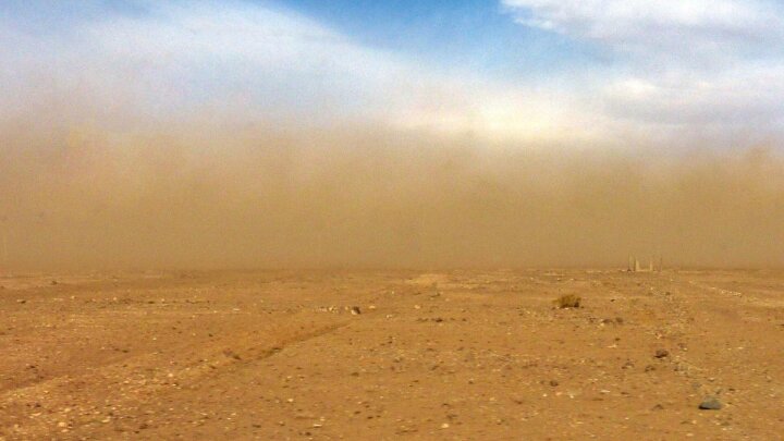 Пыльная буря накрыла Самарканд